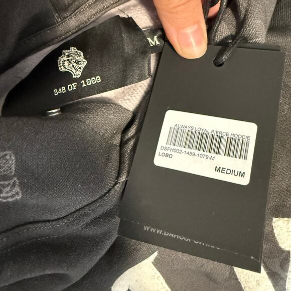 Darc Sport Always Loyal Pierce Hoodie, Lobo, M - Picture 3 of 4